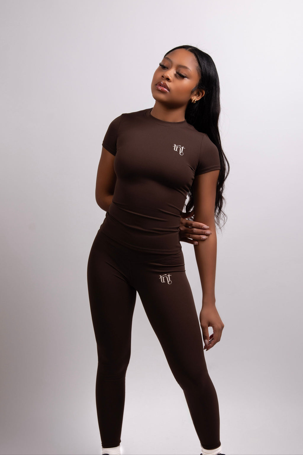 Coffee/Cream Seamless Leggings