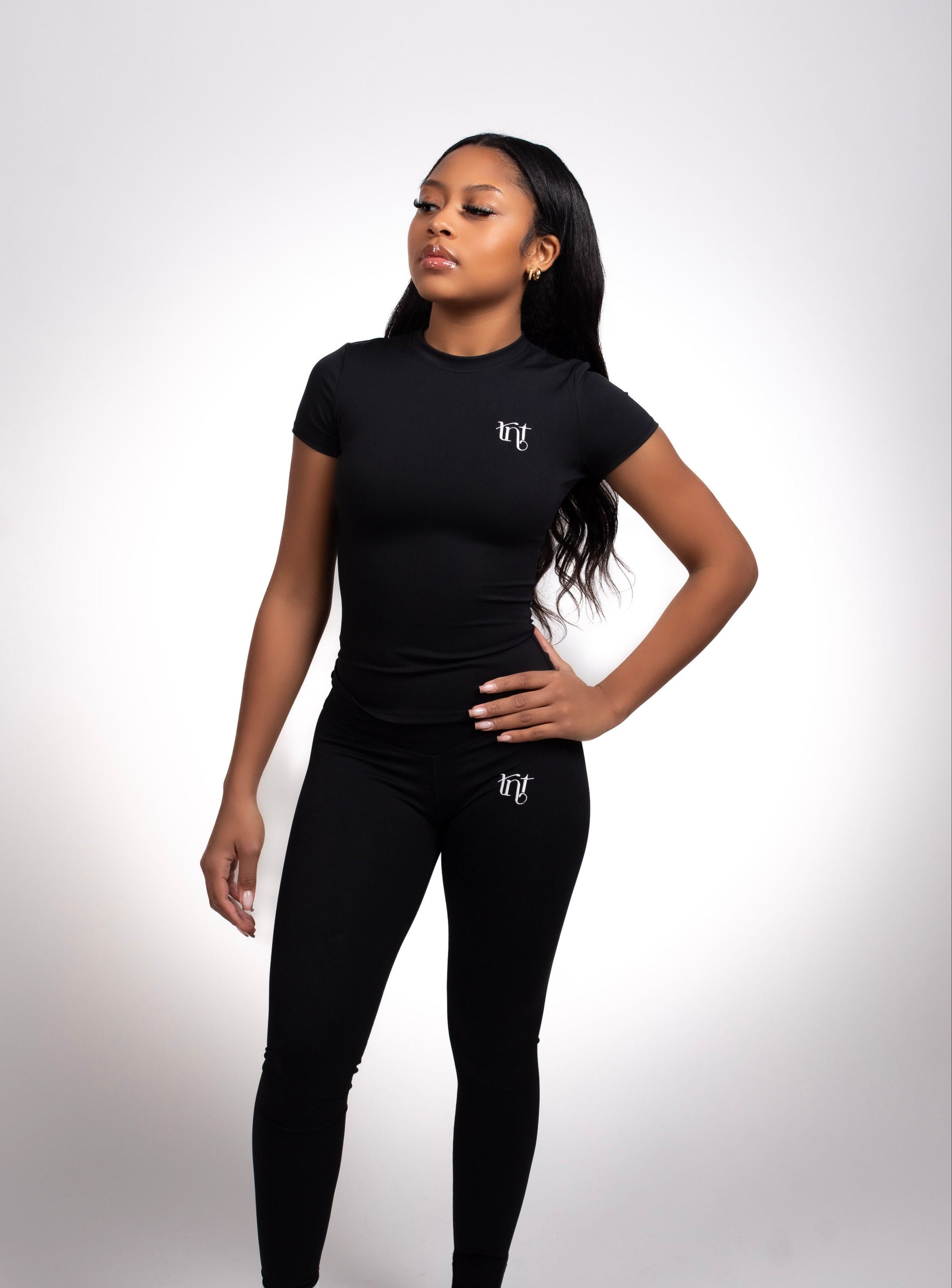 Classic Black/White Seamless Leggings