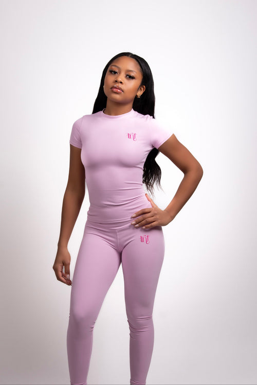 Baby Pink/Magenta Seamless Leggings