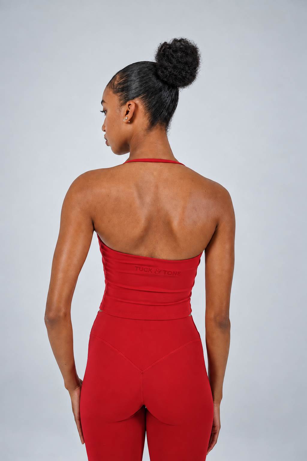 Crimson Halter Top
