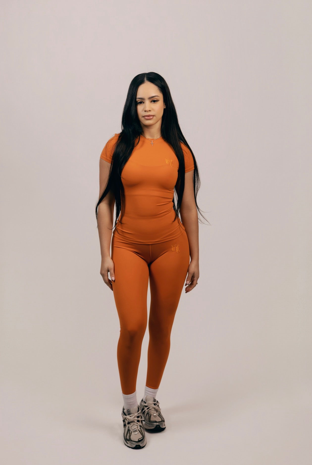 Orange on Orange Seamless Leggings