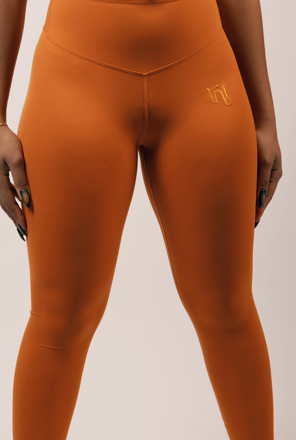 Orange on Orange Seamless Leggings