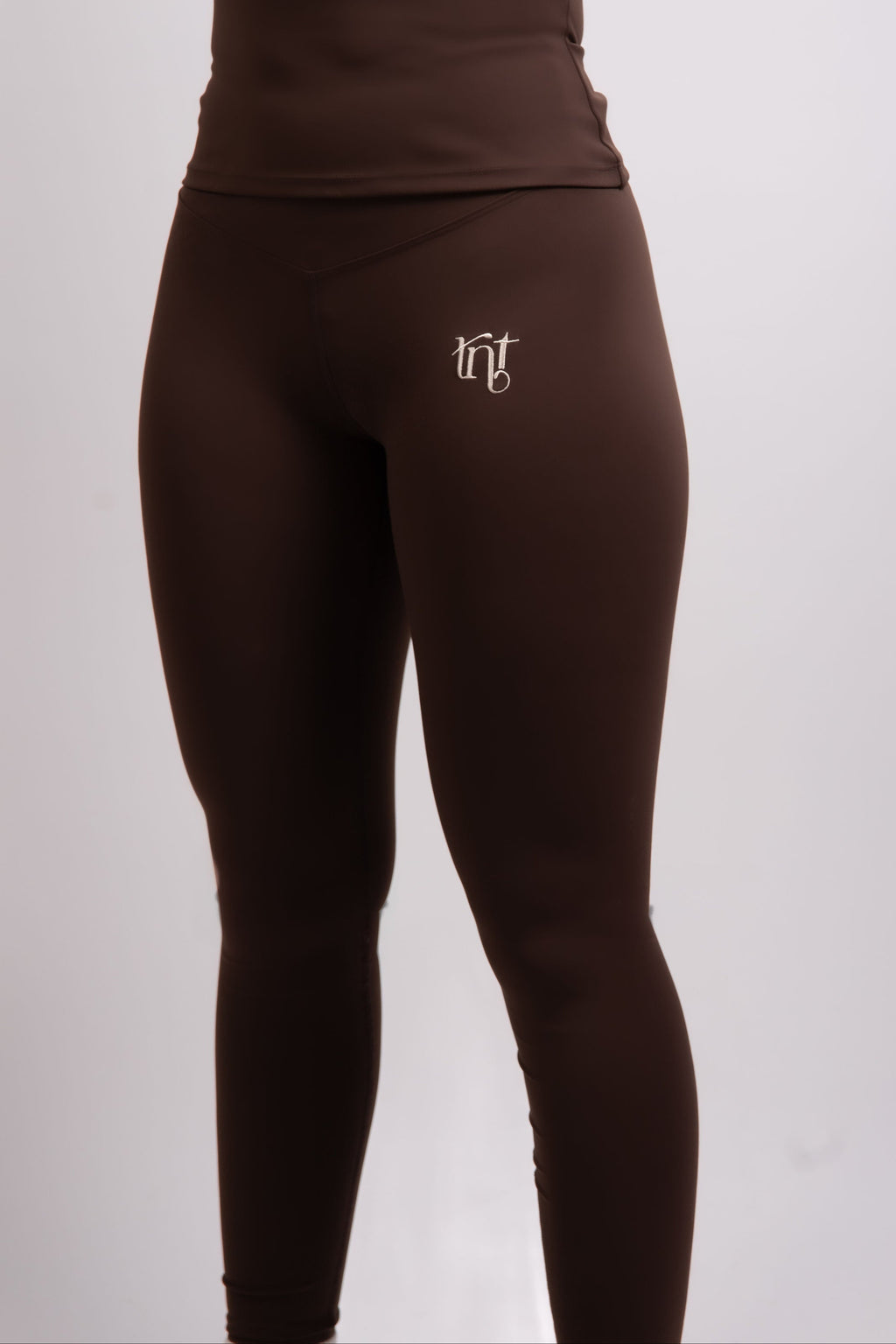 Coffee/Cream Seamless Leggings