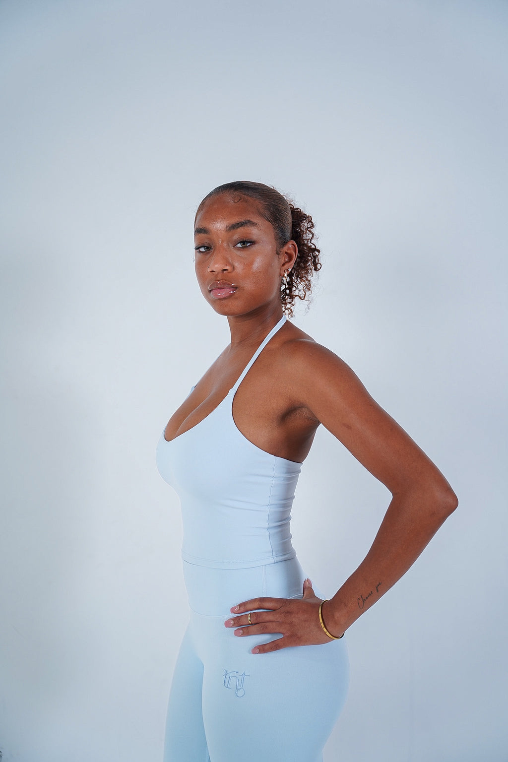 Baby Blue Halter Top