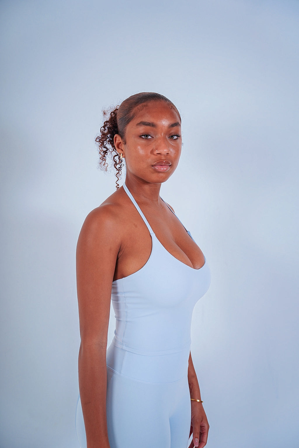 Baby Blue Halter Top