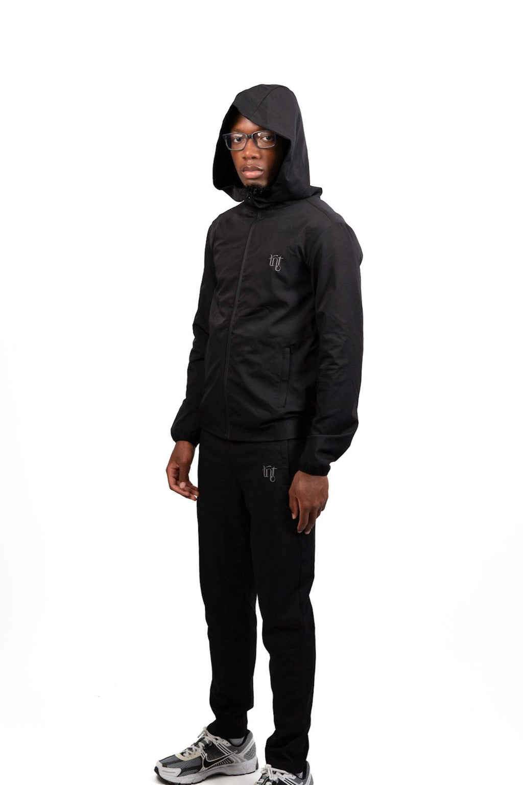 Black/Charcoal Tracksuit Jacket