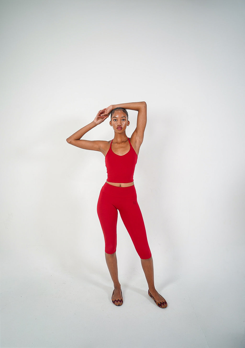 Crimson Capri Legging