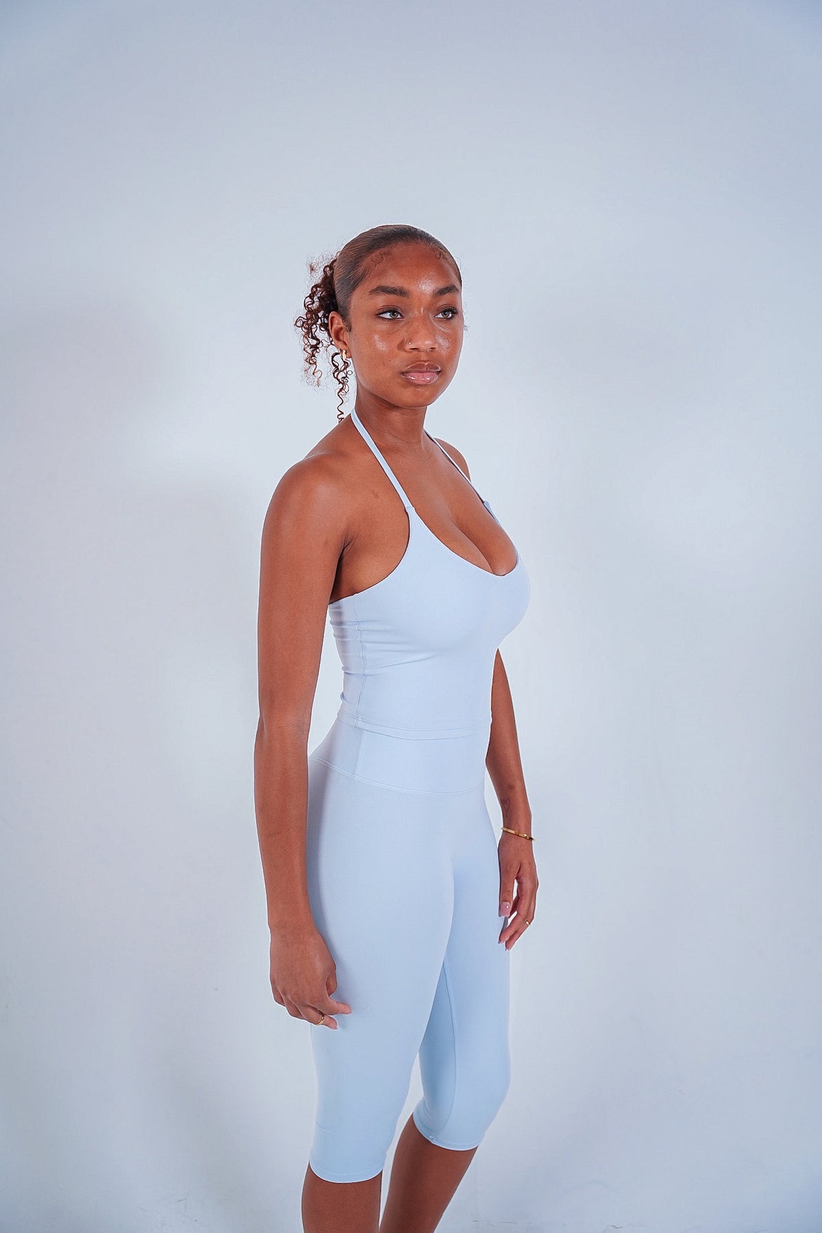 Baby Blue Capri Legging